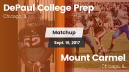 Matchup: DePaul Prep vs. Mount Carmel  2017