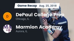 Recap: DePaul College Prep  vs. Marmion Academy  2018