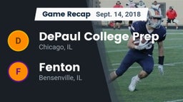 Recap: DePaul College Prep  vs. Fenton  2018