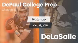 Matchup: DePaul Prep vs. DeLaSalle  2018