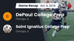 Recap: DePaul College Prep  vs. Saint Ignatius College Prep 2018