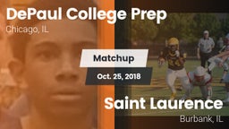 Matchup: DePaul Prep vs. Saint Laurence  2018
