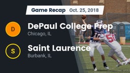 Recap: DePaul College Prep  vs. Saint Laurence  2018