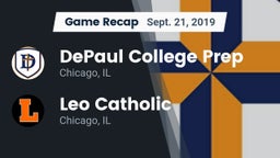 Recap: DePaul College Prep  vs. Leo Catholic  2019