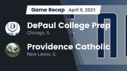 Recap: DePaul College Prep  vs. Providence Catholic  2021