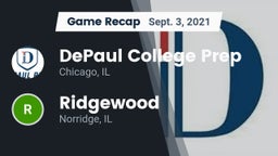 Recap: DePaul College Prep  vs. Ridgewood  2021