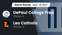 Recap: DePaul College Prep  vs. Leo Catholic  2021
