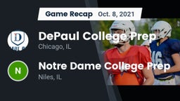 Recap: DePaul College Prep  vs. Notre Dame College Prep 2021
