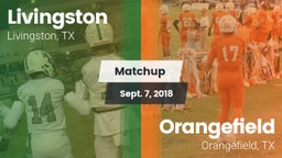 Matchup: Livingston High vs. Orangefield  2018