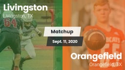 Matchup: Livingston High vs. Orangefield  2020