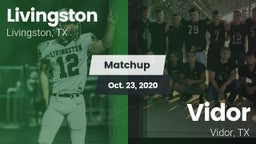 Matchup: Livingston High vs. Vidor  2020