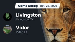 Recap: Livingston  vs. Vidor  2020