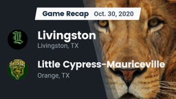 Recap: Livingston  vs. Little Cypress-Mauriceville  2020