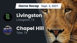 Recap: Livingston  vs. Chapel Hill  2021