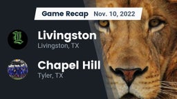Recap: Livingston  vs. Chapel Hill  2022