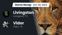 Recap: Livingston  vs. Vidor  2023