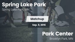 Matchup: Spring Lake Park vs. Park Center  2016