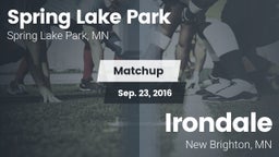 Matchup: Spring Lake Park vs. Irondale  2016