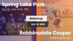 Matchup: Spring Lake Park vs. Robbinsdale Cooper  2016