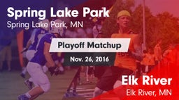 Matchup: Spring Lake Park vs. Elk River  2016