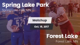 Matchup: Spring Lake Park vs. Forest Lake  2017
