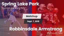 Matchup: Spring Lake Park vs. Robbinsdale Armstrong  2018