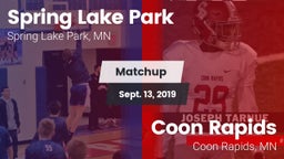 Matchup: Spring Lake Park vs. Coon Rapids  2019