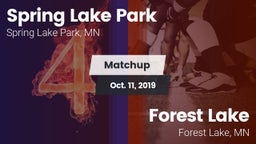 Matchup: Spring Lake Park vs. Forest Lake  2019