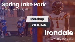 Matchup: Spring Lake Park vs. Irondale  2020