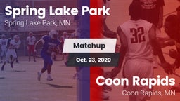 Matchup: Spring Lake Park vs. Coon Rapids  2020