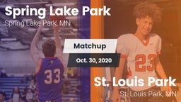 Matchup: Spring Lake Park vs. St. Louis Park  2020