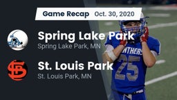 Recap: Spring Lake Park  vs. St. Louis Park  2020