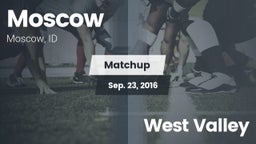 Matchup: Moscow  vs. West Valley  2016