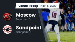 Recap: Moscow  vs. Sandpoint  2020