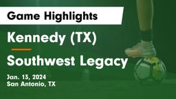  Kennedy  (TX) vs Southwest Legacy  Game Highlights - Jan. 13, 2024