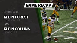 Recap: Klein Forest  vs. Klein Collins  2016