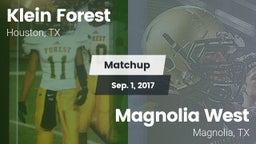 Matchup: Klein Forest High vs. Magnolia West  2017