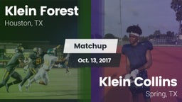 Matchup: Klein Forest High vs. Klein Collins  2017