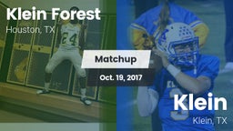 Matchup: Klein Forest High vs. Klein  2017