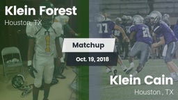 Matchup: Klein Forest High vs. Klein Cain  2018