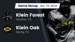Recap: Klein Forest  vs. Klein Oak  2019
