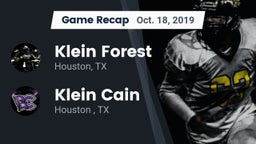 Recap: Klein Forest  vs. Klein Cain  2019