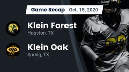 Recap: Klein Forest  vs. Klein Oak  2020
