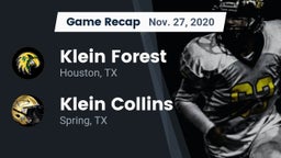 Recap: Klein Forest  vs. Klein Collins  2020