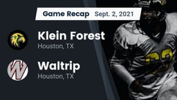 Recap: Klein Forest  vs. Waltrip  2021