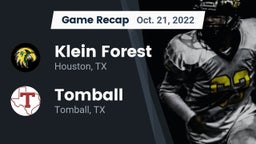 Recap: Klein Forest  vs. Tomball  2022