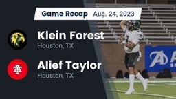 Recap: Klein Forest  vs. Alief Taylor  2023