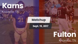 Matchup: Karns  vs. Fulton  2017