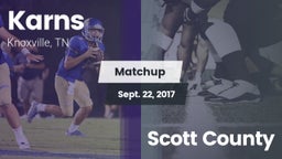 Matchup: Karns  vs. Scott County 2017