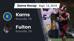 Recap: Karns  vs. Fulton  2018